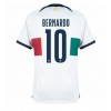 Portugal Bernardo Silva #10 Bortatröja VM 2022 Korta ärmar